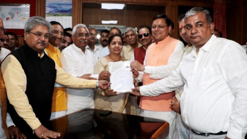 राज्यसभा सांसद प्रत्याशी के नामांकन में शामिल हुए मुख्यमंत्री