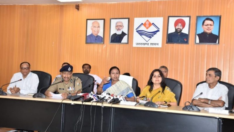 चार धाम यात्रा में की गई व्यवस्थाओं को लेकर राज्य के उच्च अधिकारीयों ने की साझा प्रेस कॉन्फ्रेंस