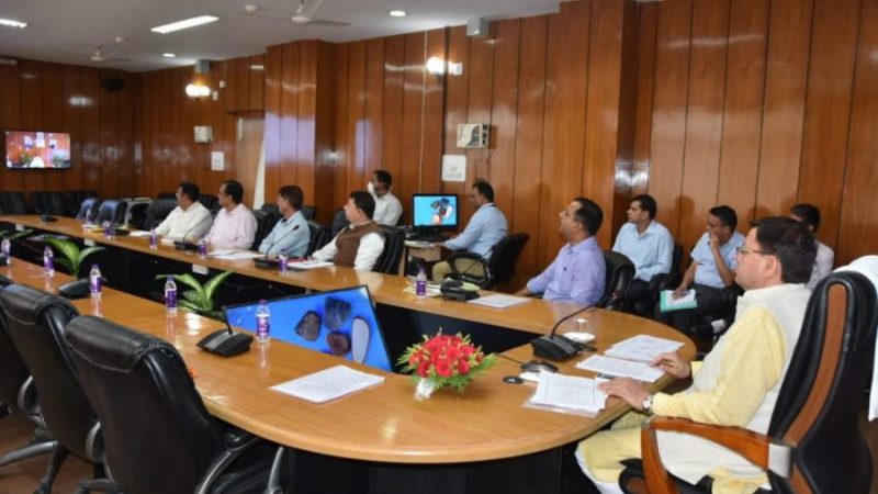 सीएम धामी ने किया एन.आई.सी.डी.आई.टी की बैठक में प्रतिभाग