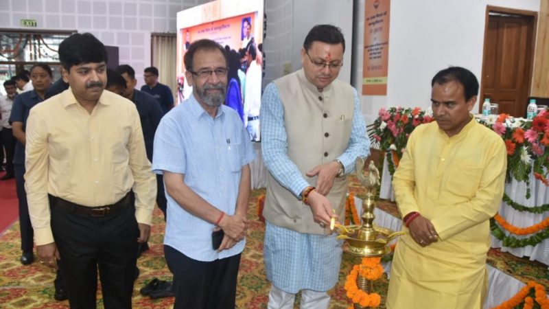 सीएम धामी ने मुख्यमंत्री घस्यारी कल्याण योजना के अन्तर्गत टीएमआर यूनिट का किया शिलान्यास