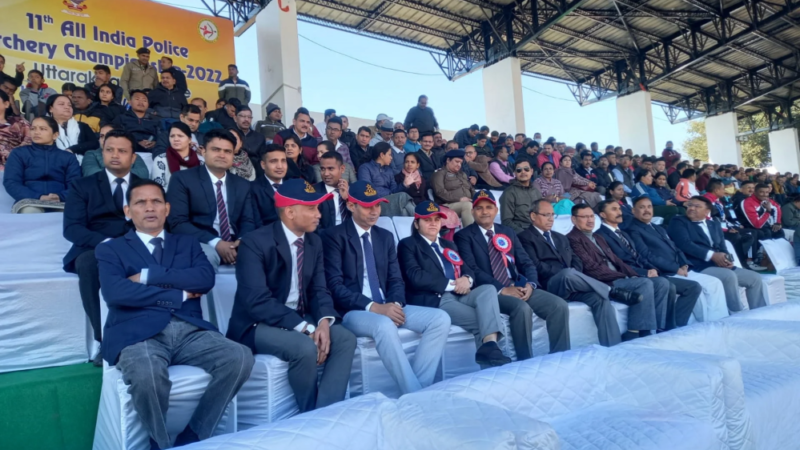 सीएम धामी ने अखिल भारतीय पुलिस तीरंदाजी चैंपियनशिप का किया शुभारंभ 