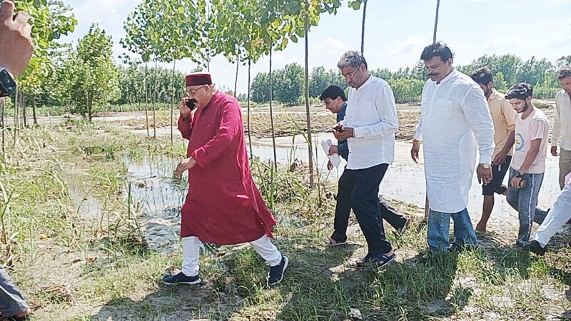 महाराज ने चमोली हादसे के मृतकों के प्रति संवेदना व्यक्त की।