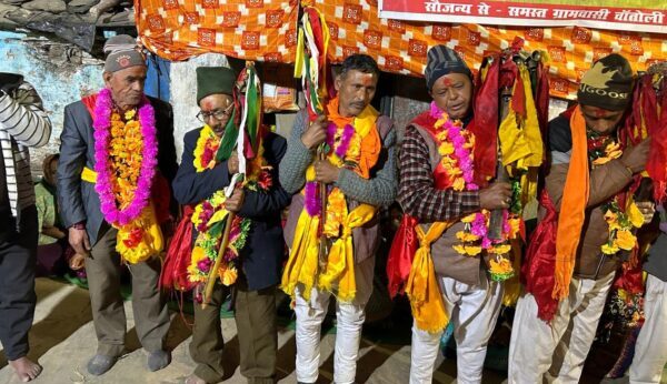 भोज व प्रसाद वितरण के साथ पीपलकोटी के किरूली गांव में आयोजित दस दिवसीय पांडव लीला का हुआ समापन