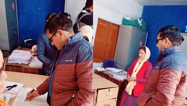 एसडीएम शैलेंद्र सिंह नेगी ने सीडीपीओ ऑफिस एवं अपर सहायक विकास अधिकारी पंचायत कार्यालय घनसाली का किया औचक निरिक्षण, इतने कार्मिक मिले अनुपस्थित, वेतन आहरण पर रोक लगाने के दिए निर्देश