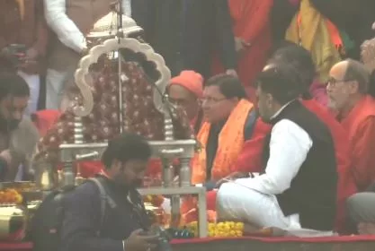 हरिद्वार : श्रीराम विग्रह प्राण प्रतिष्ठा कलश यात्रा में शामिल हुए मुख्यमंत्री पुष्कर सिंह धामी