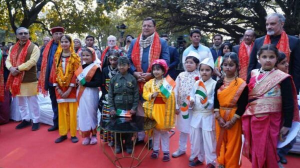 गणतंत्र दिवस के अवसर पर मुख्यमंत्री ने सामूहिक वंदे मातरम गायन कार्यक्रम में किया प्रतिभाग