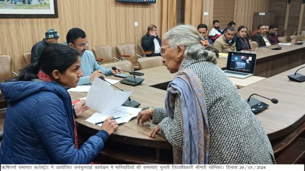 डीएम सोनिका ने सुनी जन समस्याएं, 88 शिकायतें हुई दर्ज, अधिकारियों को दिए आवश्यक दिशा निर्देश