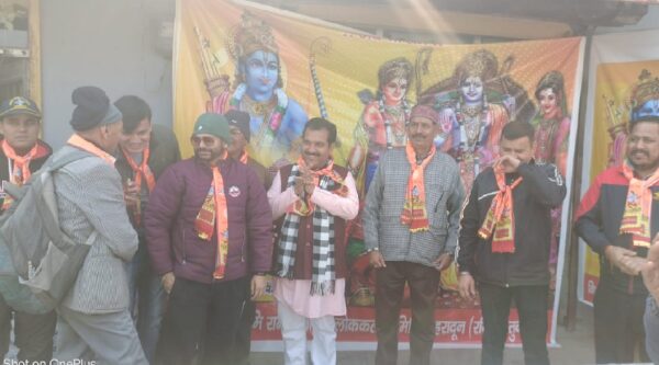 देहरादून : राम भक्तों ने निकाली विशाल बाइक रैली, जय श्री राम के जयकारों से गूंजा बालावाला