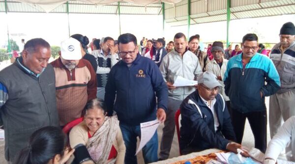 पूर्व सैनिक संगठन ने निशुल्क स्वास्थ्य शिविर का किया आयोजन