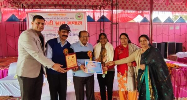 बास्केटबॉल नेशनल चैंपियनशिप में बेहतर प्रदर्शन करने पर हर्षिता बुडाकोटी को किया सम्मानित