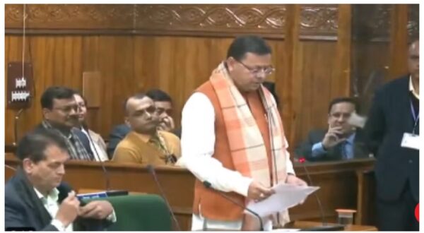 विधानसभा में पेश हुआ समान नागरिक संहिता उत्तराखंड विधेयक, लगे जय श्री राम के नारे