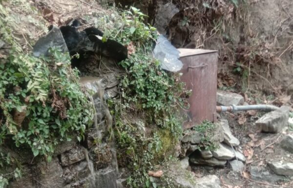 विकासखंड देवाल के सेलखोला के ग्रामीणों ने पेयजल स्रोत से नहर बनाये जाने का किया विरोध