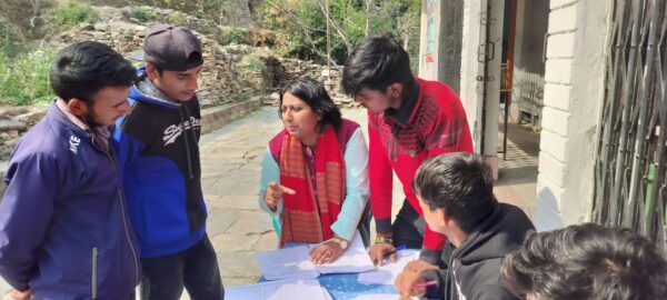 शहीद जगदीश प्रसाद पुरोहित राजकीय महाविद्यालय नंदानगर में आयोजित EDP कार्यशाला के 11वें दिन छात्रों ने अपने बिजनेस प्लान को किया प्रस्तुत