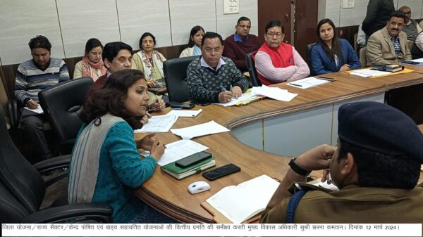 सीडीओ झरना कमठान की अध्यक्षता में विभिन्न योजनाओं की वित्तीय प्रगति की समीक्षा बैठक आयोजित, दिए निर्देश