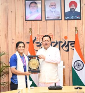 कॉमनवेल्थ गेम्स 2026 के उत्तराखंड के पदक विजेताओं और प्रशिक्षकों को मुख्यमंत्री धामी ने किया सम्मानित